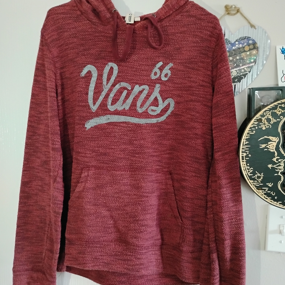 Vans Women's Burgundy Hoodie